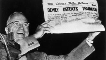 Dewey defeats Truman