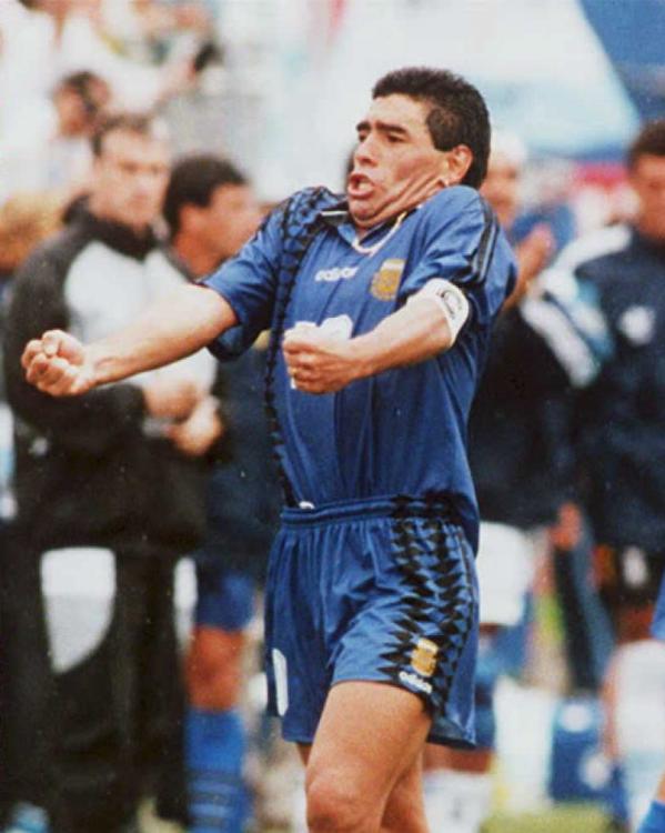 Diego Maradona betrapt op cocaïne tijdens WK 94 