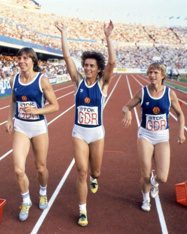 Vrouwenestafette ploeg DDR 