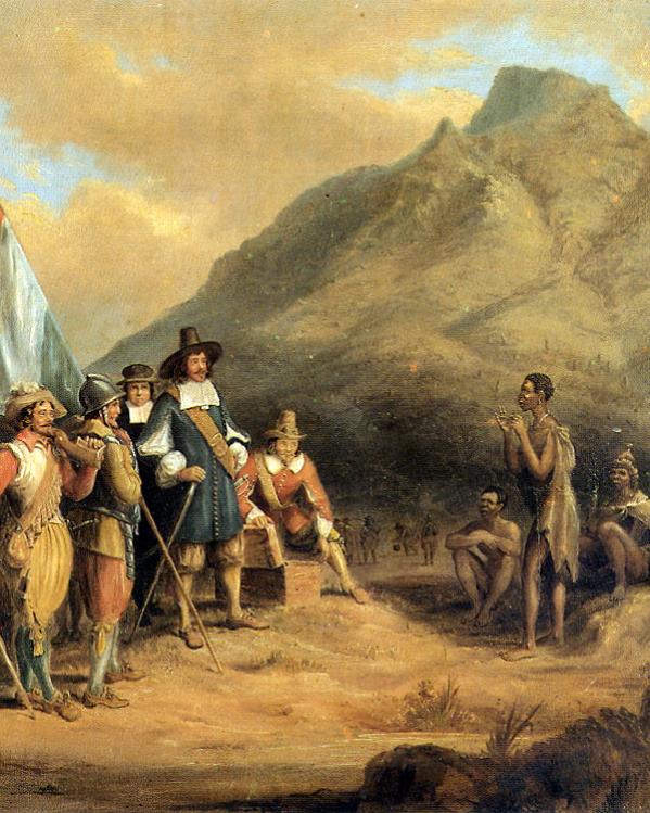 aankomst van riebeeck