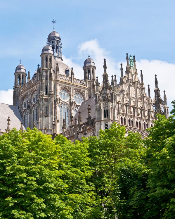 een gotische kathedraal