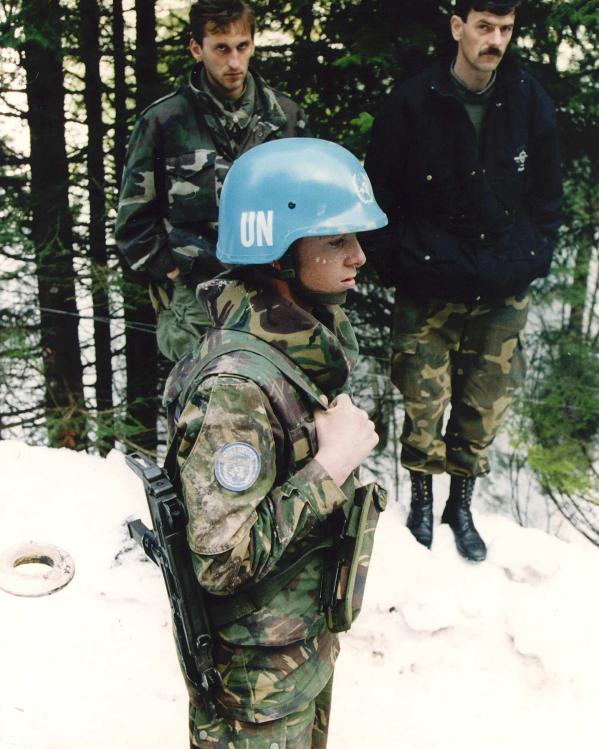 Srebrenica Blauwhelm