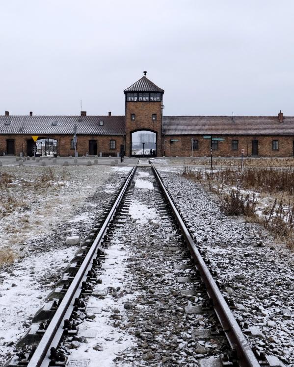 spoorlijn naar auschwitz