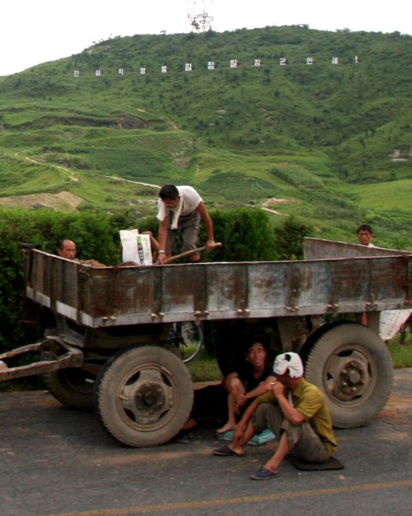 Noord-Korea: tractor