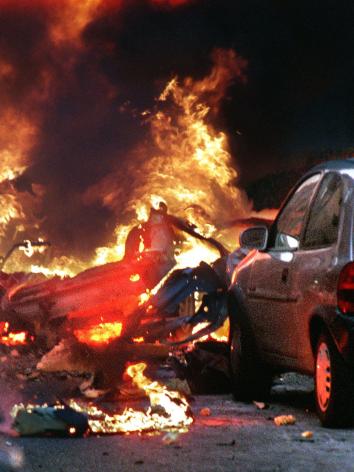 een bomaanslag van de ETA