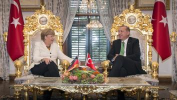 Angela Merkel en Recep Tayyip Erdoğan