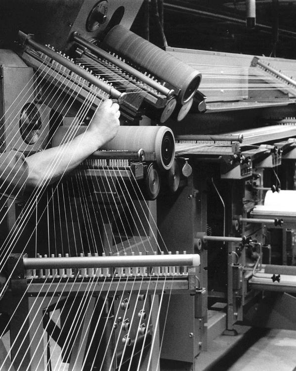 Akzo opwikkelmachine