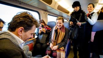 Signeren in de trein