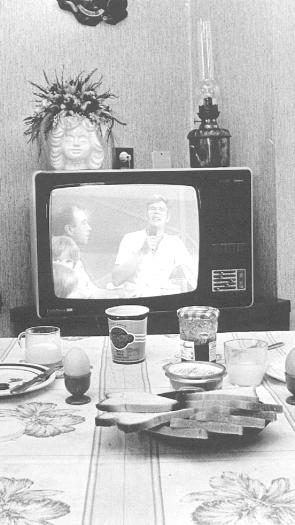 televisie in de kamer