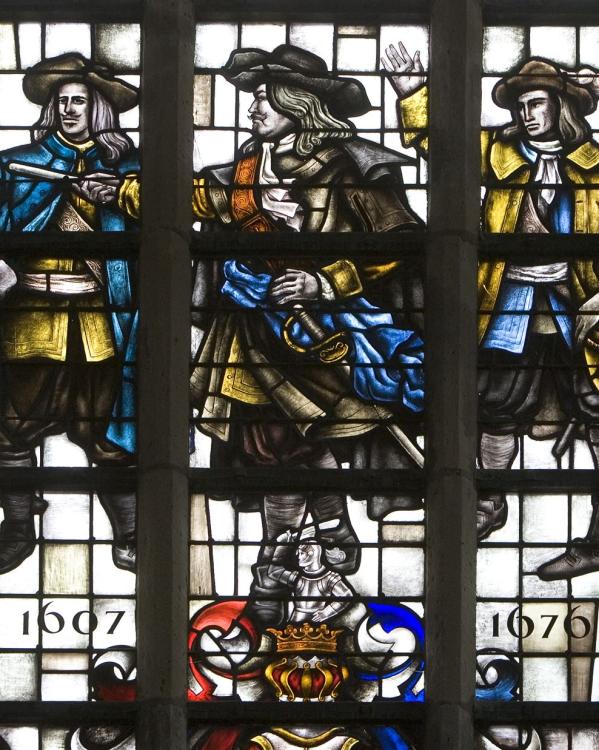 Michiel de Ruyter glas in lood