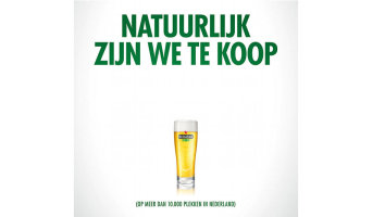 'natuurlijk zijn we te koop'