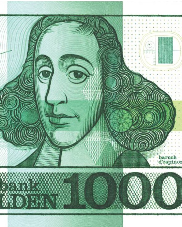 duizend gulden met spinoza erop