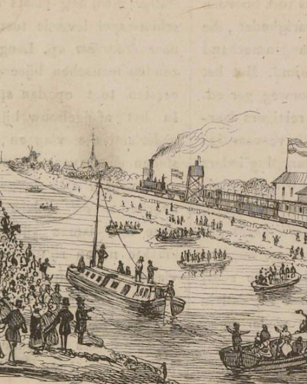 inwijding van de spoorlijn