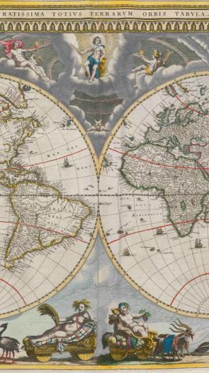 Atlas maior wereldkaart