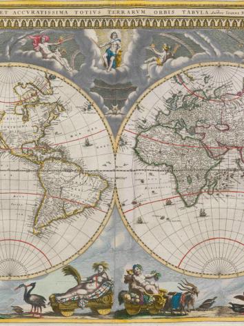 Atlas maior wereldkaart