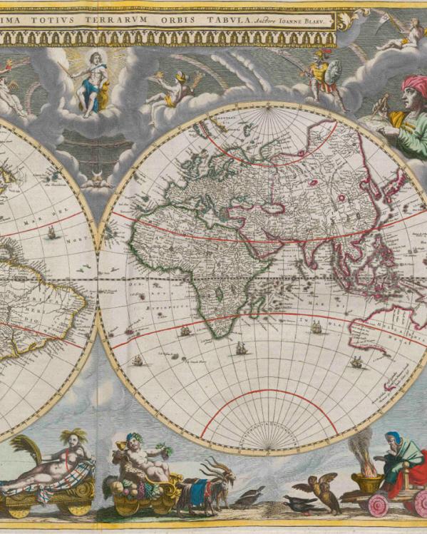 Atlas maior wereldkaart