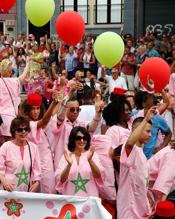 Marokkaanse boot op de Gay Pride