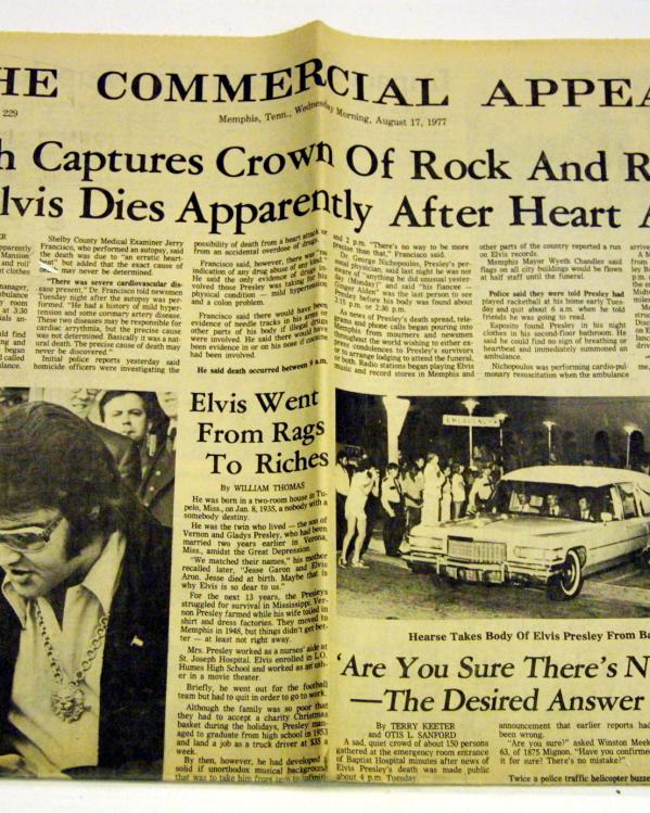 Elvis krantenbericht