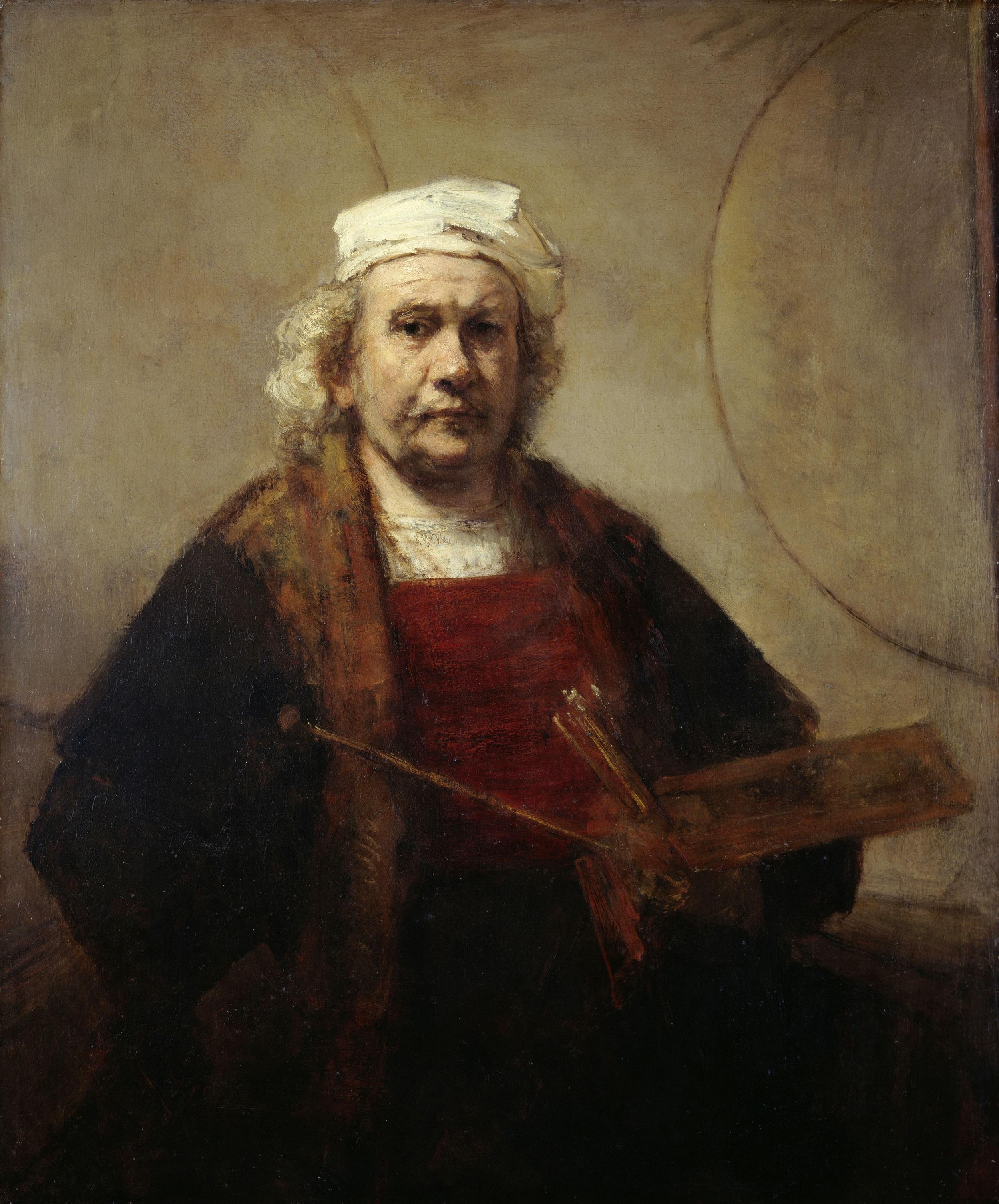 zelfportret van Rembrandt van Rijn