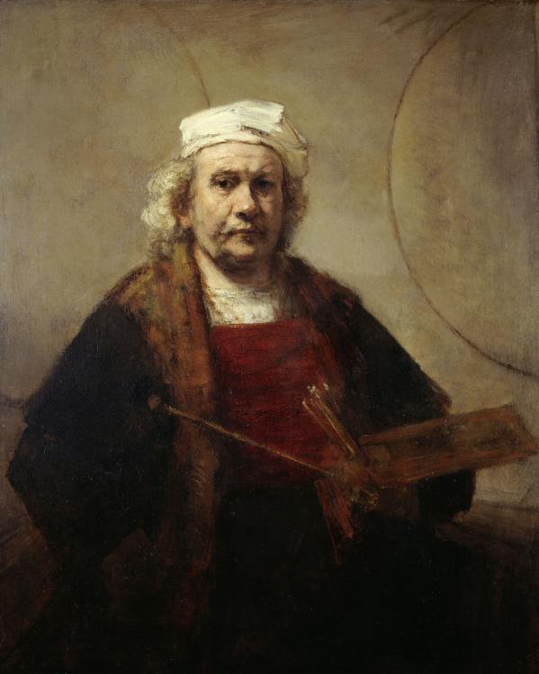 zelfportret van Rembrandt van Rijn