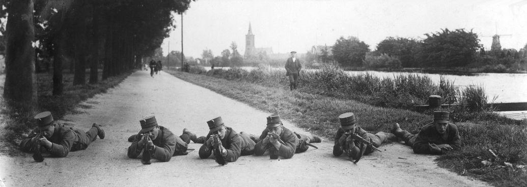 nederlandse soldaten in WOI