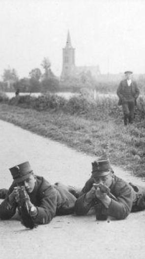 nederlandse soldaten in WOI