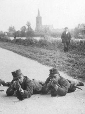 nederlandse soldaten in WOI