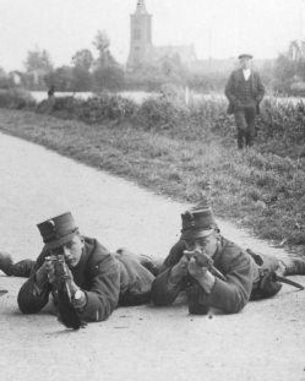 nederlandse soldaten in WOI