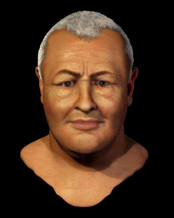 reconstructie van bachs gezicht