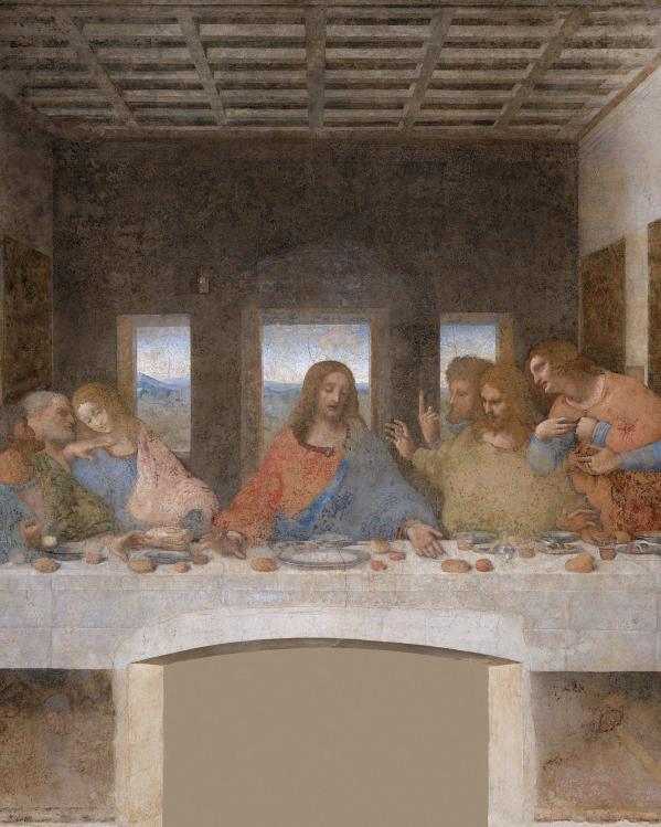 schilderij het laatste aovndmaal van leonardo da vinci
