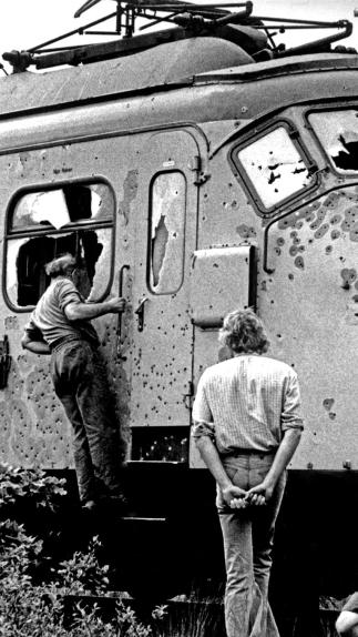 Beelden van de trein