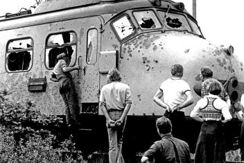 Beelden van de trein