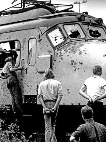 Beelden van de trein