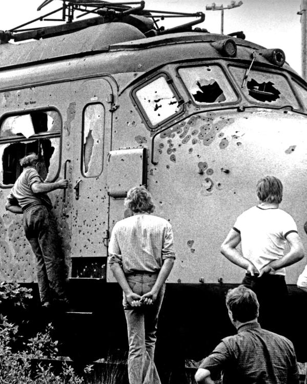 Beelden van de trein