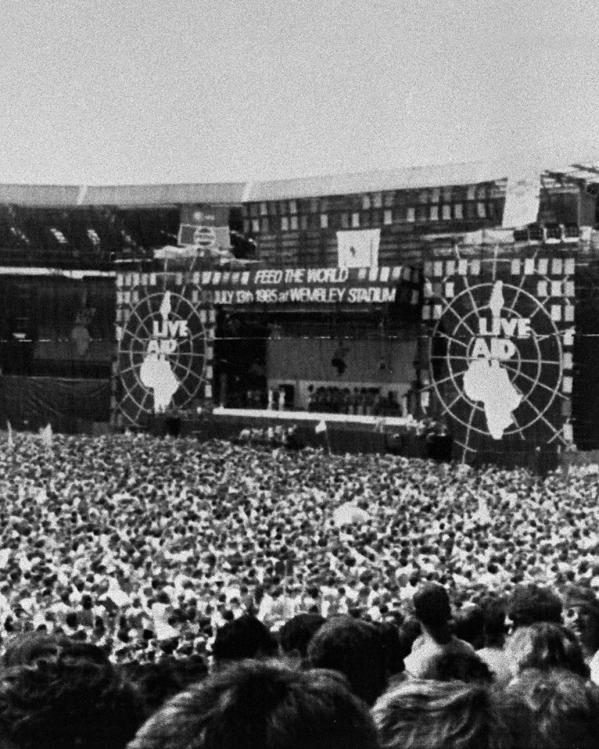 Live Aid in het Wembley-stadion