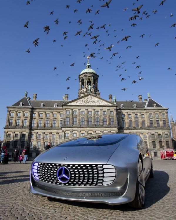 een zelfrijdende auto