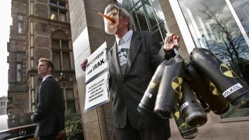 Balkenende demonstrant