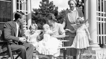 familieportret van de koninklijke familie