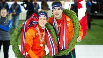 Sven Kramer en Ireen Wüst