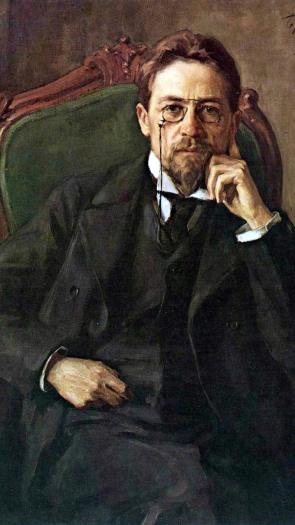 Portret van Anton Tsjechov