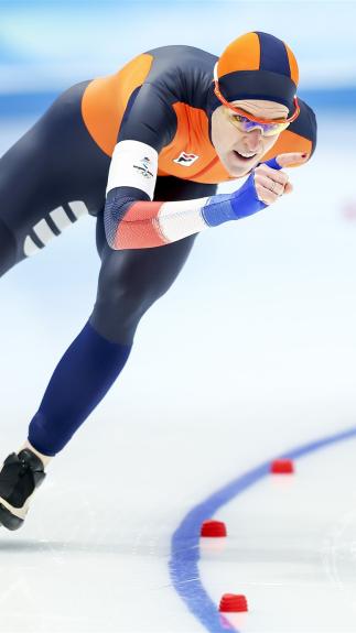 Schaatser Ireen Wüst in Zuid-Korea
