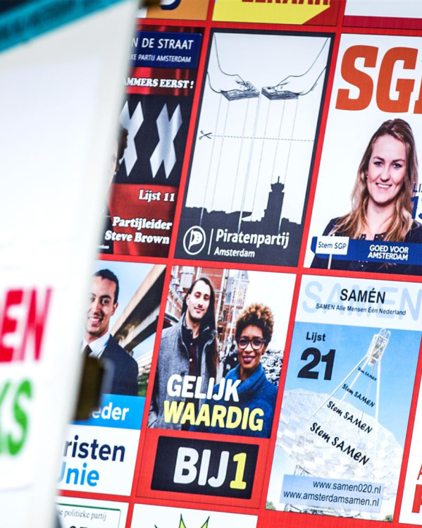 Posters gemeenteraadsverkiezingen