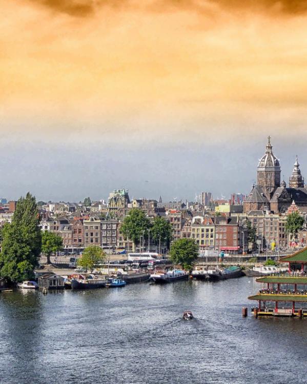 Amsterdam centrum bewerkt