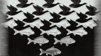 een schilderij van Escher