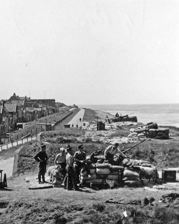 Den Helder_Duitse militairen kustverdediging Ouwe Helder