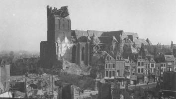 Sint Stevenskerk na het bombardement