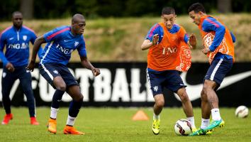Ziyech traint met Oranje