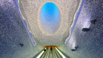 Station Toledo in Napels, Italië