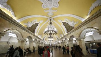 Station Komsomolskaya in Moskou, Rusland