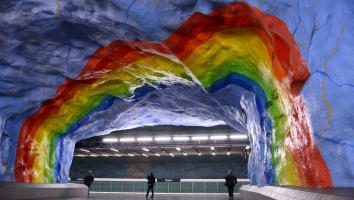Station Stadion in Stockholm, Zweden